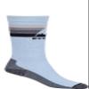 Burton Kids' Emblem Midweight Socks, Dusty Blue, XSS view 1
