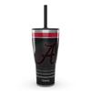 Tervis Traveler Alabama Crimson Tide - Night Game Triple Walled Insulated Tumbler Travel Cup Keeps Drinks Cold & Hot, 30oz with straw, Stainless Steel view 1