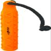 Banded HexaBumper  Floating Dog Training Dummy with Hex Design & Throw Rope (6, Orange, 2" Diameter) view 2