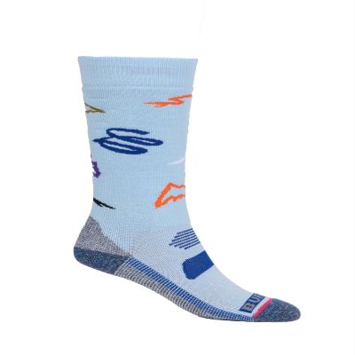 Burton Kids' Performance Midweight Socks, Scribble, SM