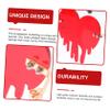 CAJDEOPYE 1pc Heart Glasses Interesting Glasses Funny Sunglasses Decorative Rimless Sunglasses Chic Heart-Shaped Tears Sunglasses Sunglasses Heart-Shaped Tears Decor Glasses/165 view 4