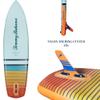 ISLE & Tommy Bahama Switch Inflatable Hybrid Kayak-Stand Up Paddle Board | 2in1 Bundle, Incl. Seat, Paddle, Pump, Travel Bag | 11.6 x 35.5 x 6 in - Max. 425 lbs - Sunset view 3