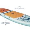 ISLE & Tommy Bahama Switch Inflatable Hybrid Kayak-Stand Up Paddle Board | 2in1 Bundle, Incl. Seat, Paddle, Pump, Travel Bag | 11.6 x 35.5 x 6 in - Max. 425 lbs - Sunset view 4