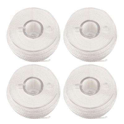 Meiliyizu 4 Pcs Super Strong PVA Fishing Line Water Soluble PVA Baits Line Fishing String Tape Tool For Seawater And Freshwater