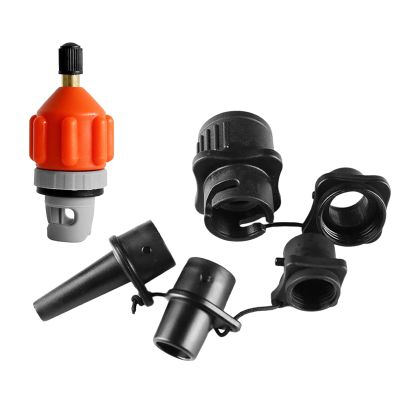 XINAJUND Air Valves Adaptor Inflatable Boats Air Pumps Converter with 4 Air Valves Nozzle Paddleboard Pumps Attachment Easy to Use
