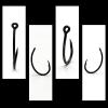 Fishing Supplies 30pcs PTFE Coated Carp Fishing Hook Barbed Wide Gap Hook High Carbon Steel Method Feeder Carp Hair Rig Hook for Carp Accessories Fishing Accessories(30PCS-Size 2) view 3