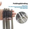 10Pcs Slingshot Rubber Bands 1mm Flat Rubber Bands with A Storage Box Slingshot Replacement Bands Catapult Bands for Target Practice view 3