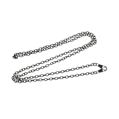 FURUIM2024M Bag Straps 1 Piece of 120CM Replacement Metal Purse Chain for Shoulder Crossbody Bag Bag Accessories Adjustable Bag Straps(Gun Black)