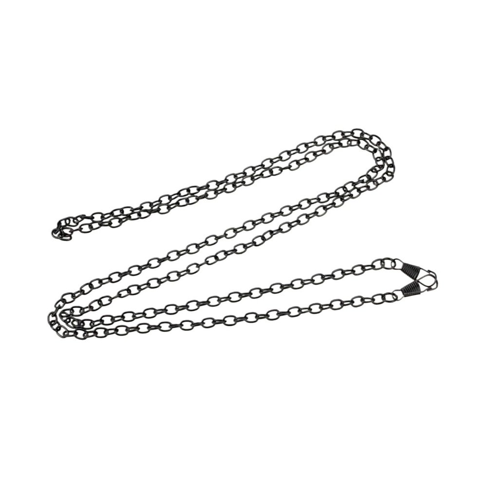 FURUIM2024M Bag Straps 1 Piece of 120CM Replacement Metal Purse Chain for Shoulder Crossbody Bag Bag Accessories Adjustable Bag Straps(Gun Black)