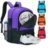 Hsmihair Soccer Bag-Soccer Backpack&Backpack for & Football Volleyball & Basketball,with Ball Compartment and Separate Cleat (Purple) view 1