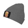 MULIHU Cartoon Hamburger Beanie Hat for Men Women Winter Warm Knit Hats Ski Hat Skull Cap Deep Heather view 1
