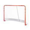 VEVOR Street Hockey Net, Indoor Outdoor Steel Hockey Goal, Official Regulation Pro Hockey Training Goal Set, Portable Hockey Goal with Net, Easy Assemble, 72" x 48", White/Red view 1
