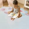 ABREEZE Irregular Large Flower Meditation Mat Non Slip Round Pilates Yoga Mat Natural Rubber with Sueded Surface Exercise Mat view 3