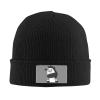 MULIHU Cartoon Style Zebra Beanie Hat for Men Women Winter Warm Knit Hats Ski Hat Skull Cap Black view 2
