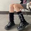 Leoparts Leg Warmers for Women 80s Ribbed Knit Leg Warmers for Dance Yoga Sports Cosplay Costume Party Accessory view 2