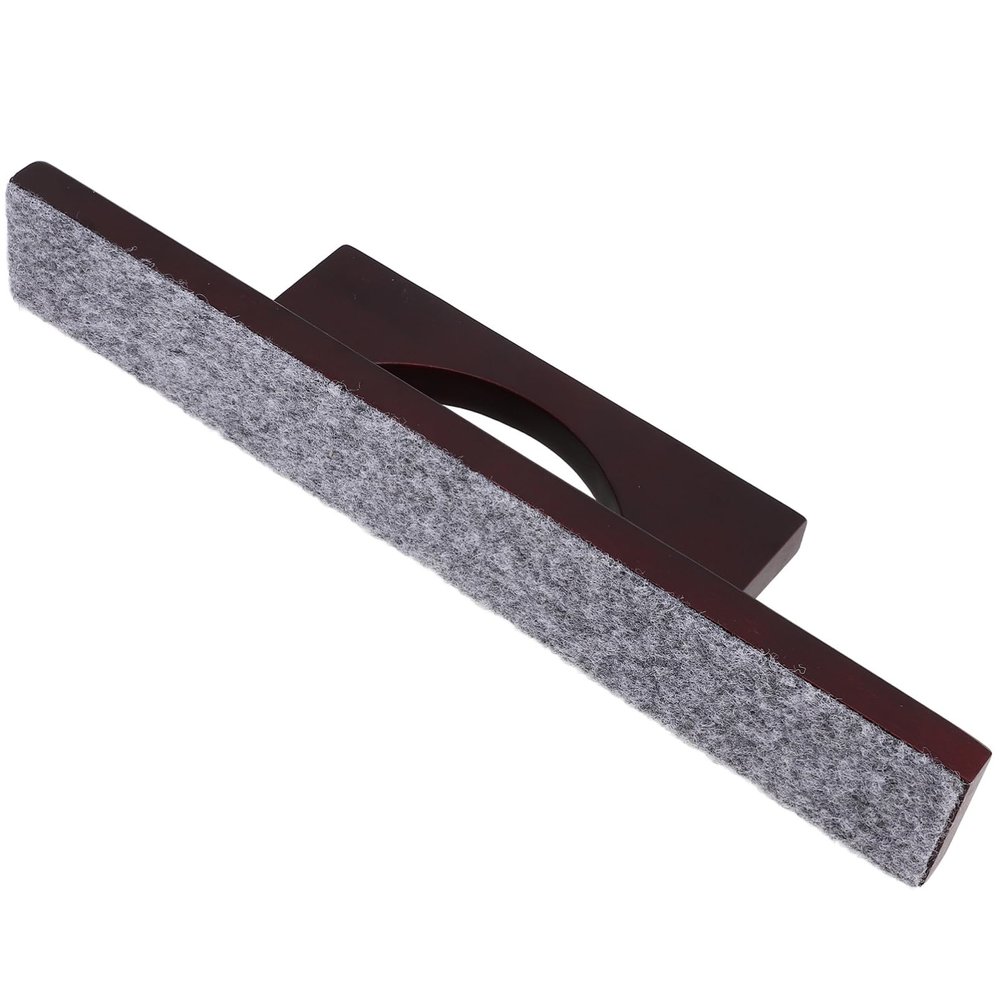 JOINPAYA Wooden Shuffleboard Brush for Clean Billiard Table Accessory Lightweight Portable Cleaning Tool for Shuffleboard and Pool Tables Ergonomic Handle Versatile Use