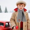 Abeillo Warm Kids Winter Knit Scarves Soft Knitted Neck Warmer Scarf Warm Scarves Wrap for Boys Girls(Grey) view 2