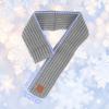 Abeillo Warm Kids Winter Knit Scarves Soft Knitted Neck Warmer Scarf Warm Scarves Wrap for Boys Girls(Grey) view 3