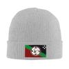 MULIHU Flag of East New Britain Beanie Hat for Men Women Winter Warm Knit Hats Ski Hat Skull Cap Gray view 2