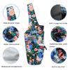 Yoga Mat Bag - Large Opening Long Tote Yoga Mat Carrier Holder Bag with Waterproof Wet Zipper Pocket and Drawstring Water Bottle Pocket - Yoga Bag Fit Most Size Mats - Floral view 2
