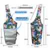 Yoga Mat Bag - Large Opening Long Tote Yoga Mat Carrier Holder Bag with Waterproof Wet Zipper Pocket and Drawstring Water Bottle Pocket - Yoga Bag Fit Most Size Mats - Floral view 3