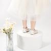 Otter MOMO Toddler/Little Girls Flower Girl Ballerina Flats Shoes Slip-on School Party White Dress Shoes Size 9 view 3