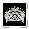 Extra Large Tiaras 5" Tall Pageant Crowns Oversized for Women Clear Austrian Crystal Tiara Silver Homecoming Queen Crown Big Rhinestone Headpiece for Birthday Prom Quinceanera Wedding (B-Silver) view 1