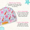 Cheekaaboo Kids Swim Cap | Soft Stretch Spandex Quick-Dry Fabric | Comfortable Toddler Swimming Cap for Boys & Girls 2-8 Years view 3