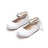 Otter MOMO Toddler/Little Girls Flower Girl Ballerina Flats Shoes Slip-on School Party White Dress Shoes Size 8 view 1
