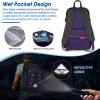 IGOLUMON Hiking Backpack 40L Packable Lightweight Camping Backpack Men Women Waterproof Hiking Daypack Outdoor Travel Daypack,Purple view 3