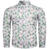TUNEVUSE Holiday Season Gift-Mens Christmas Shirt Novelty Ugly Santa Claus Long Sleeve Funny Button Down Shirt for Party Gray Small view 1