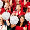4Pcs Metallic Cheerleading Pom Poms, Creatiee 2 Pair Cheerleader Cheering Squad Pompoms for School Sports Dance Games Team Spirit Cheer (White) view 3