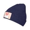 MULIHU Cute Bear with Cute Letteru Beanie Hat for Men Women Winter Warm Knit Hats Ski Hat Skull Cap Navy Blue