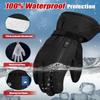 Ski Gloves Waterproof for Men Women, Warm Winter Touchscreen Gloves Made with 3M Thinsulate Insulated, Anti-Slip PU Palm Snow Gloves with Zipper Pocket for Snowboard Snowmobile and More Snowsports view 3
