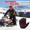 Ski Gloves Waterproof for Men Women, Warm Winter Touchscreen Gloves Made with 3M Thinsulate Insulated, Anti-Slip PU Palm Snow Gloves with Zipper Pocket for Snowboard Snowmobile and More Snowsports view 4