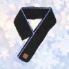 Abeillo Warm Kids Winter Knit Scarves Soft Knitted Neck Warmer Scarf Warm Scarves Wrap for Boys Girls(Black) view 3