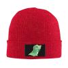 MULIHU Cute Green Dinosaur Playing with Butterflies Beanie Hat for Men Women Winter Warm Knit Hats Ski Hat Skull Cap view 2
