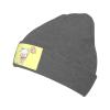 MULIHU Cute Cartoon Cow Handheld Balloon Beanie Hat for Men Women Winter Warm Knit Hats Ski Hat Skull Cap Deep Heather view 1