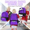 Hsmihair Youth Soccer Bag-Soccer Backpack & & Backpack for Football Volleyball Basketball,with Ball Compartment and Separate Cleat Training Package (Purple) view 4