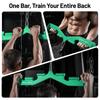 MOST GRIP LAT Pull Down Bar with 6 Ergonomic Handles, Neutral Grip LAT Pulldown Attachments for Whole Back Training, Wide Grip LAT Pulldown Bars for Home Gym Cable view 3