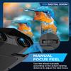 Night Vision Goggles, Night Vision Binoculars for Adults, 5000mAh Rechargeable Infrared Binoculars with 3'' Large Screen, 10X Digital Zoom External Flashlight for Camping view 4