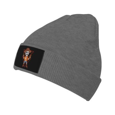 Scary Masked Cowboy Beanie Hat for Men Women Winter Warm Knit Hats Ski Hat Skull Cap Deep Heather