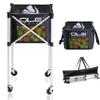 OLE ANDIGO Pickleball Hopper Cart,Tennis Balls Hopper,Can Holds 180 Pickleballs or 210 Tennis Balls,Lightweight Ball Cart with Wheels,Pickle Ball Equipment,Ball Caddy for Training Travel view 1