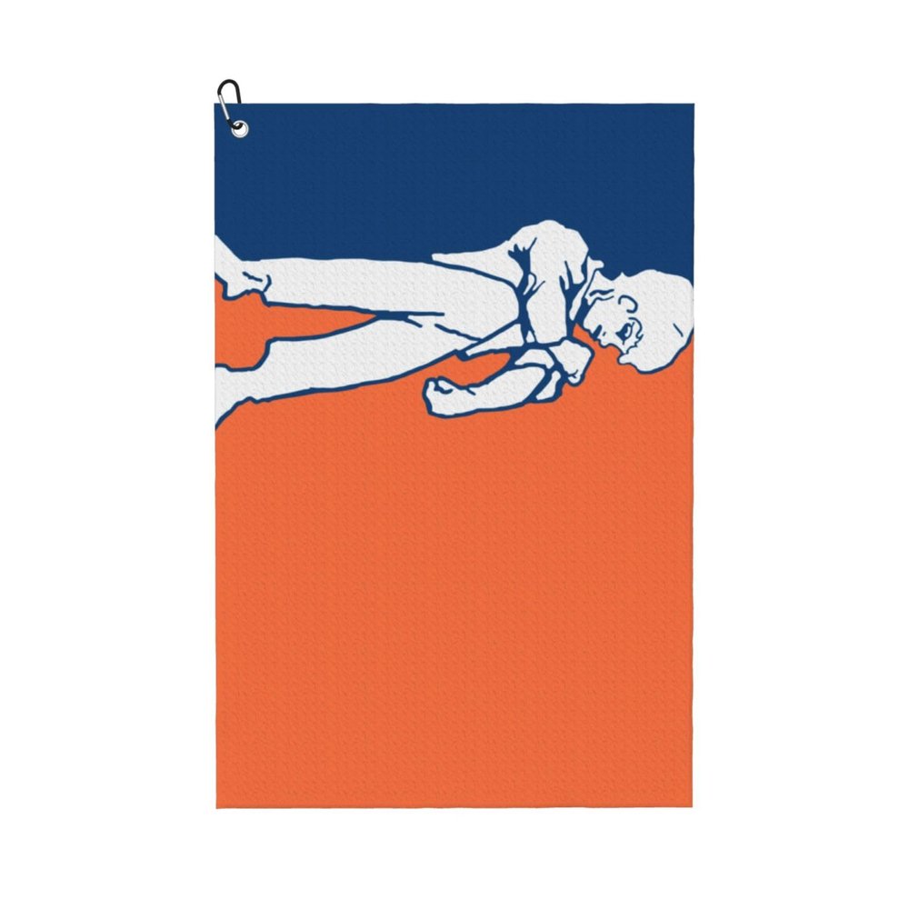 ASEDFGT Orania Flag Golf Towel 16 x 24 Inch Golf Towels for Golf Bags Polyester Golf Towel with Carabiner Clip Men and Women Golf Accessories