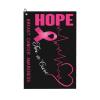 ASEDFGT Hope for A Cure Breast Cancer Awareness Golf Towel 16 x 24 Inch Golf Towels for Golf Bags Polyester Golf Towel with Carabiner Clip Men and Women Golf Accessories view 1