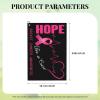 ASEDFGT Hope for A Cure Breast Cancer Awareness Golf Towel 16 x 24 Inch Golf Towels for Golf Bags Polyester Golf Towel with Carabiner Clip Men and Women Golf Accessories view 4