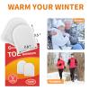 MR.ICE Toe Warmers for Feet 20 Pairs - Toe Warmer Foot Warmers for Shoes - Disposable Heating Pad with Adhesive Backing - Air Activated Heat Pads for Boots - Up to 8 Hours of Heat view 4