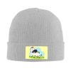 MULIHU Cute Zebra Cartoon Style Beanie Hat for Men Women Winter Warm Knit Hats Ski Hat Skull Cap Gray view 2