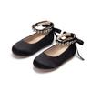 Otter MOMO Toddler/Little Girls Flower Girl Ballerina Flats Shoes Slip-on School Party Black Dress Shoes Size 5 view 1