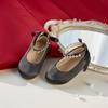 Otter MOMO Toddler/Little Girls Flower Girl Ballerina Flats Shoes Slip-on School Party Black Dress Shoes Size 5 view 3